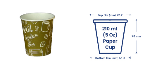 210ml Paper Cups Manufacturer