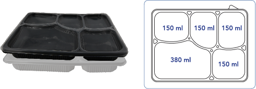 Biodegradable Plates -Rectangular /Oval / Square